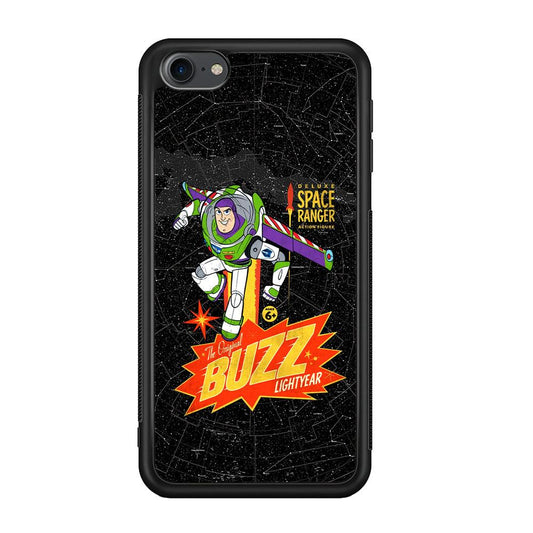 Toy Story Buzz Lightyear Space Ranger iPod Touch 6 Case-Rubber Black (2D Case)-Oxvistore