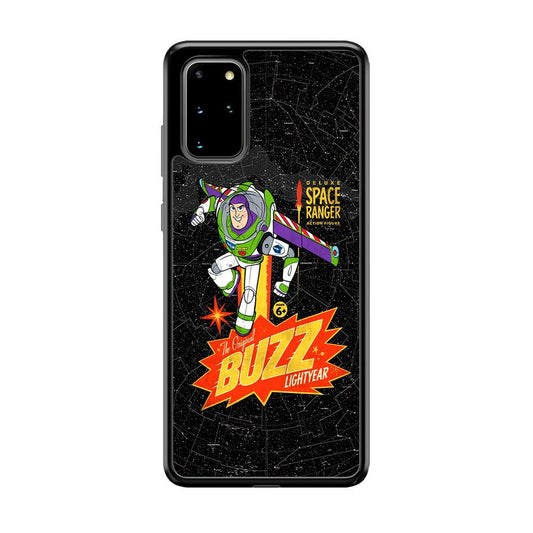 Toy Story Buzz Lightyear Space Ranger Samsung Galaxy S20 Plus Case-Rubber Black (2D Case)-Oxvistore