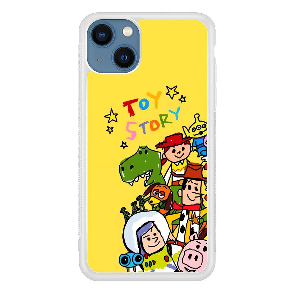 Toy Story Crayon Drawing iPhone 13 Case-Oxvistore