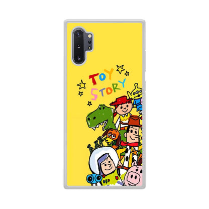 Toy Story Crayon Drawing Samsung Galaxy Note 10 Plus Case-Oxvistore