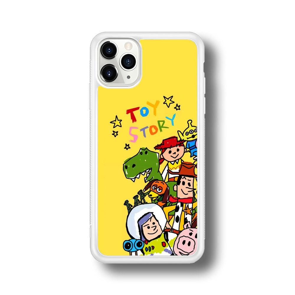 Toy Story Crayon Drawing iPhone 11 Pro Case-Oxvistore