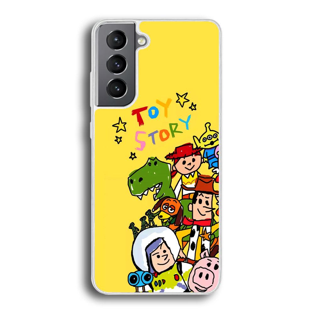 Toy Story Crayon Drawing Samsung Galaxy S21 Plus Case-Oxvistore