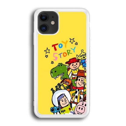 Toy Story Crayon Drawing iPhone 12 Case-Oxvistore