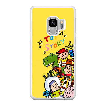 Toy Story Crayon Drawing Samsung Galaxy S9 Case-Oxvistore