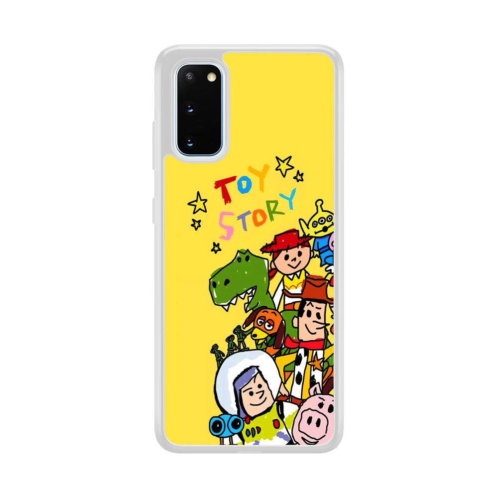 Toy Story Crayon Drawing Samsung Galaxy S20 Case-Oxvistore