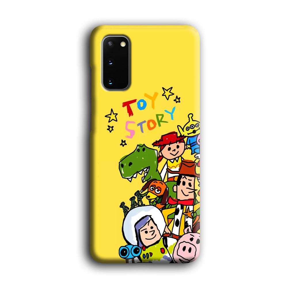 Toy Story Crayon Drawing Samsung Galaxy S20 Case-Oxvistore