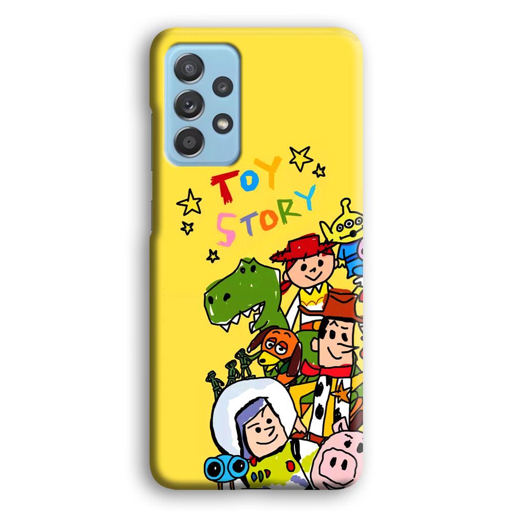 Toy Story Crayon Drawing Samsung Galaxy A52 Case-Oxvistore