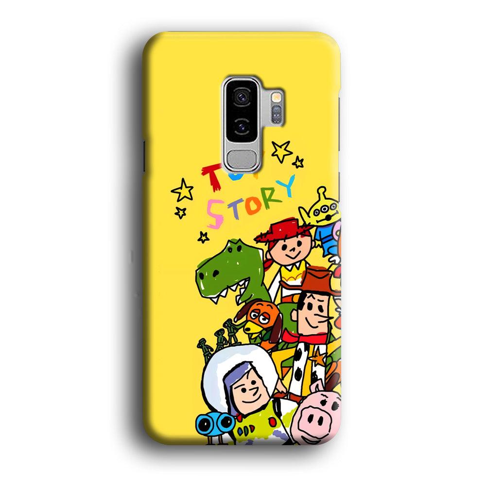 Toy Story Crayon Drawing Samsung Galaxy S9 Plus Case-Oxvistore