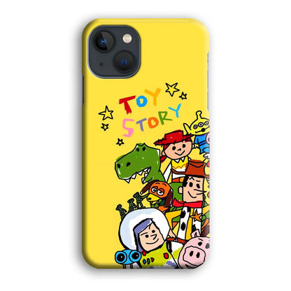 Toy Story Crayon Drawing iPhone 13 Case-Oxvistore