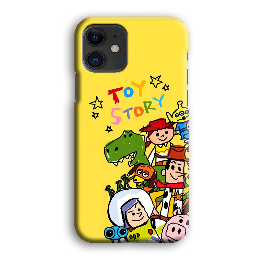 Toy Story Crayon Drawing iPhone 12 Case-Oxvistore