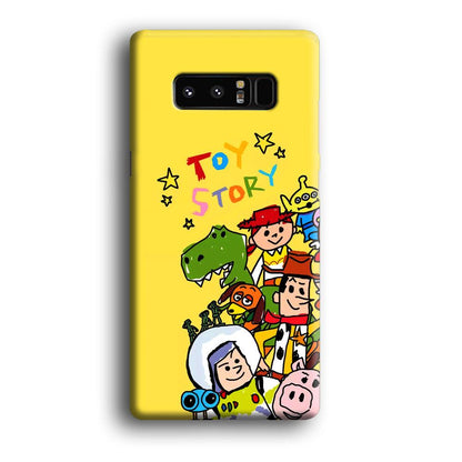 Toy Story Crayon Drawing Samsung Galaxy Note 8 Case-Oxvistore