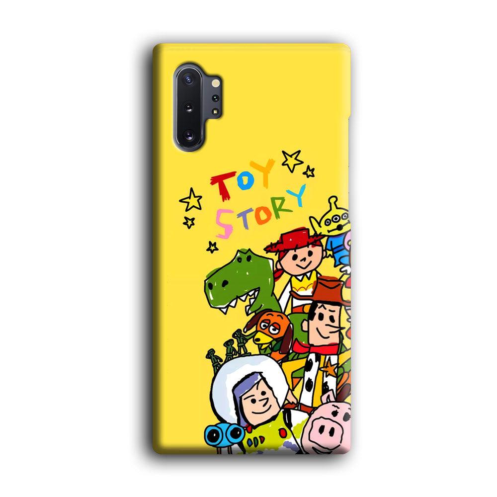 Toy Story Crayon Drawing Samsung Galaxy Note 10 Plus Case-Oxvistore