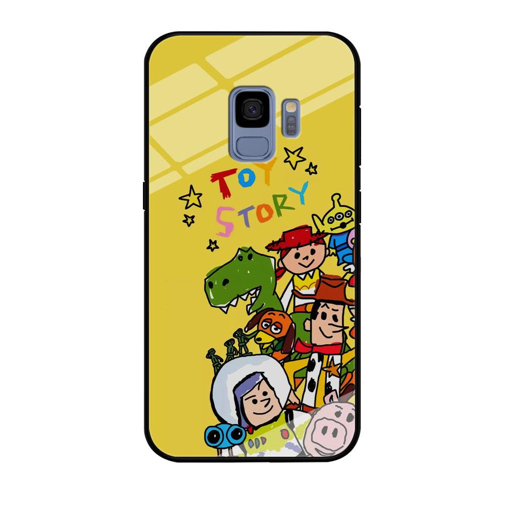 Toy Story Crayon Drawing Samsung Galaxy S9 Case-Oxvistore