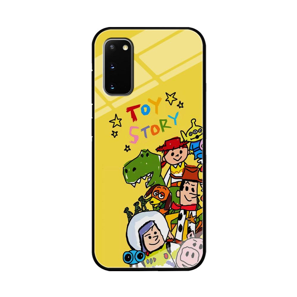 Toy Story Crayon Drawing Samsung Galaxy S20 Case-Oxvistore