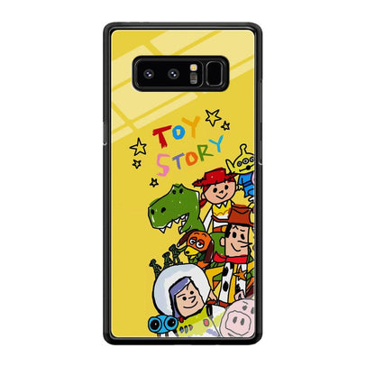 Toy Story Crayon Drawing Samsung Galaxy Note 8 Case-Oxvistore