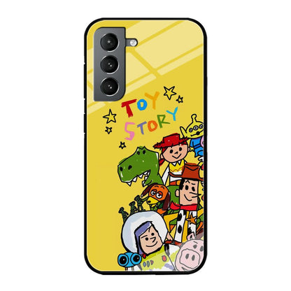 Toy Story Crayon Drawing Samsung Galaxy S21 Plus Case-Oxvistore