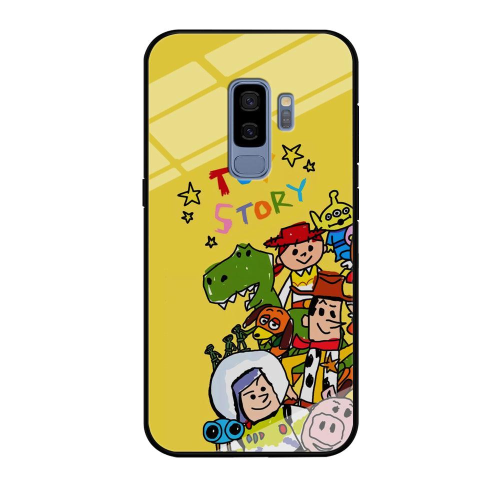 Toy Story Crayon Drawing Samsung Galaxy S9 Plus Case-Oxvistore