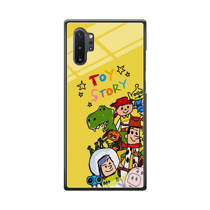 Toy Story Crayon Drawing Samsung Galaxy Note 10 Plus Case-Oxvistore