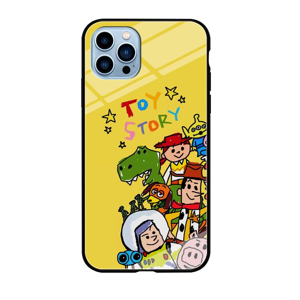 Toy Story Crayon Drawing iPhone 12 Pro Max Case-Oxvistore