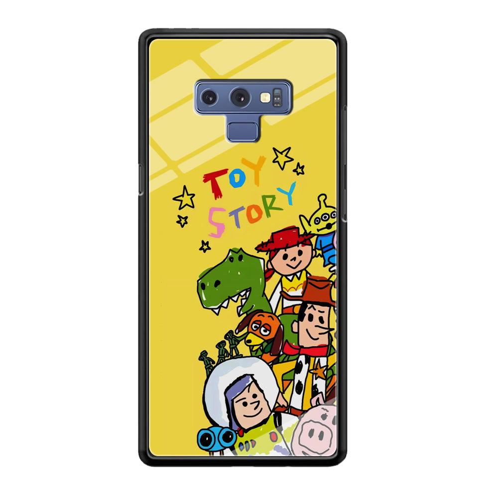 Toy Story Crayon Drawing Samsung Galaxy Note 9 Case-Oxvistore