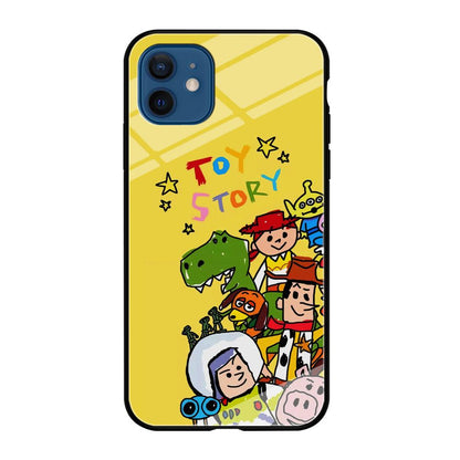 Toy Story Crayon Drawing iPhone 12 Case-Oxvistore