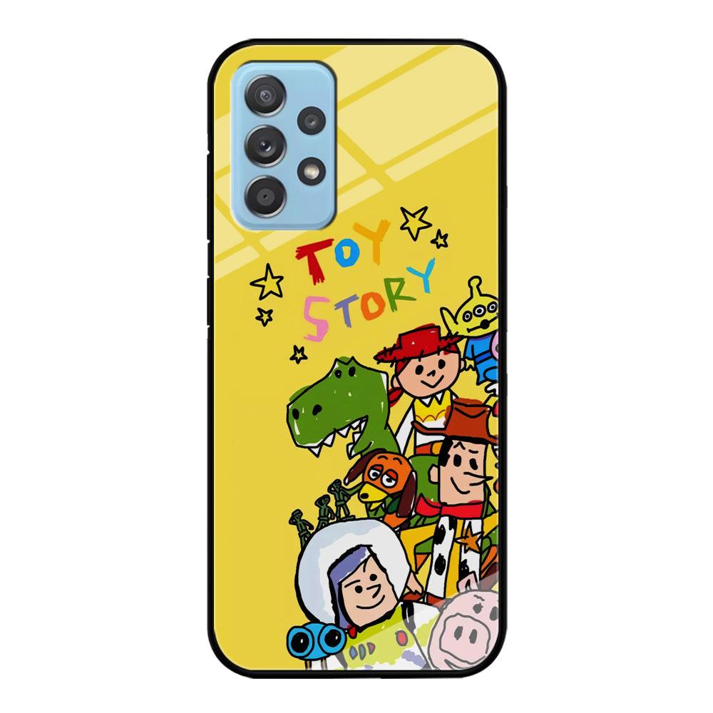 Toy Story Crayon Drawing Samsung Galaxy A52 Case-Oxvistore