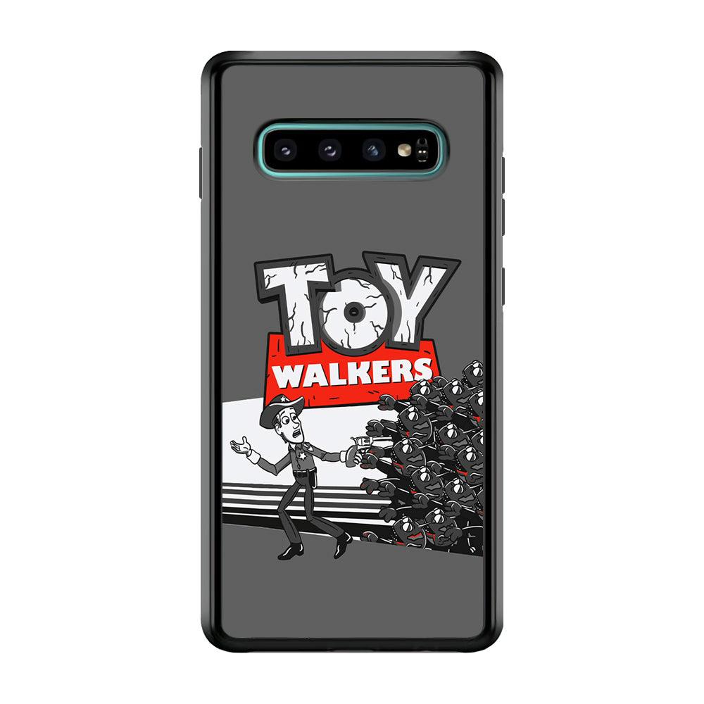 Toy Story Dead Walkers Samsung Galaxy S10 Case-Rubber Black (2D Case)-Oxvistore