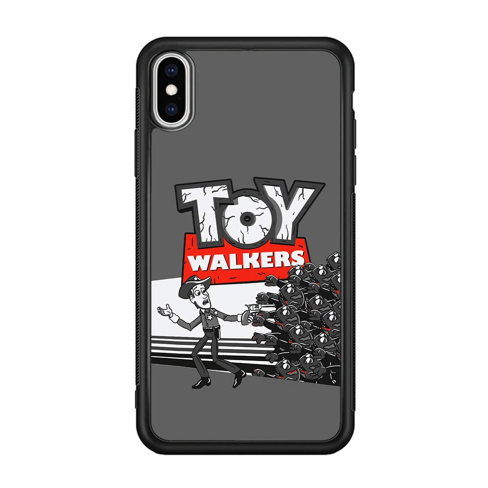 Toy Story Dead Walkers iPhone Xs Max Case-Rubber Black (2D Case)-Oxvistore