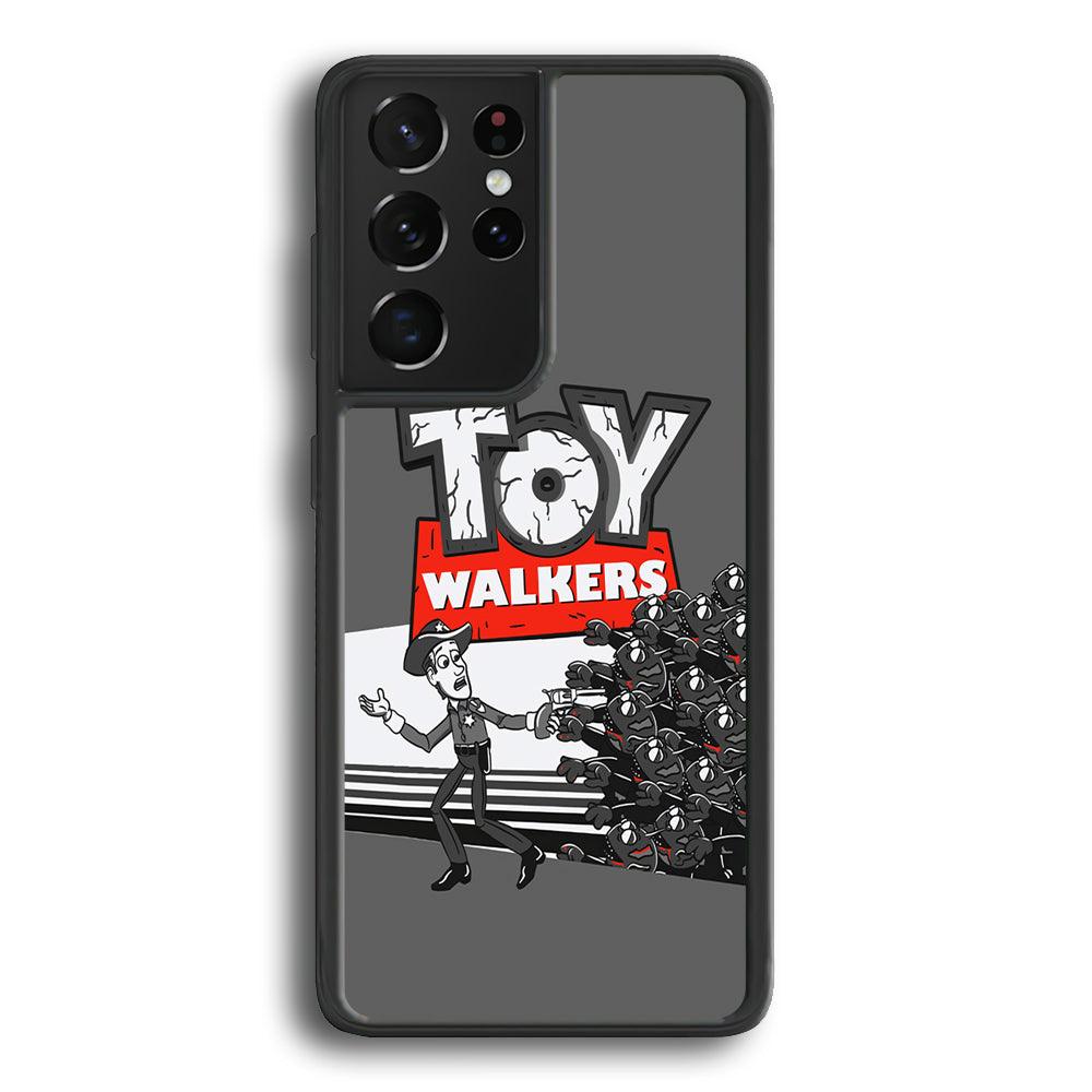 Toy Story Dead Walkers Samsung Galaxy S24 Ultra Case-Rubber Black (2D Case)-Oxvistore