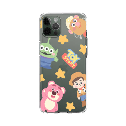 Toy Story Smiling With Friends Clear Soft Case