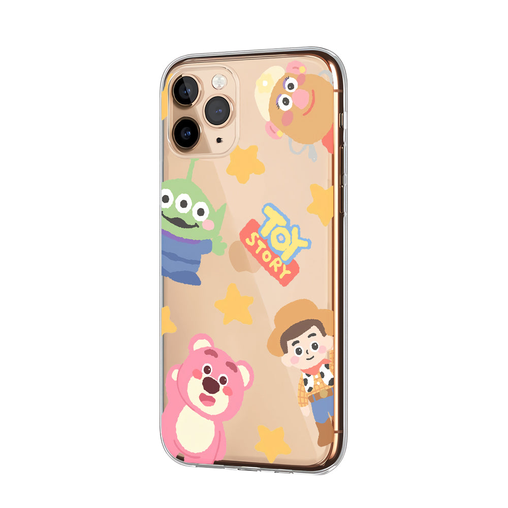 Toy Story Smiling With Friends Clear Soft Case