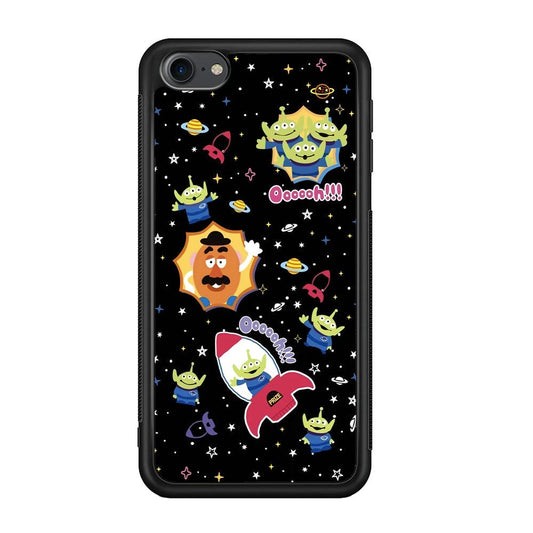 Toy Story Space Holiday iPod Touch 6 Case-Rubber Black (2D Case)-Oxvistore