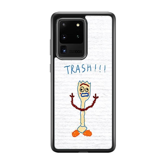 Toy Story Trash Hands Up Samsung Galaxy S20 Ultra Case-Rubber Black (2D Case)-Oxvistore