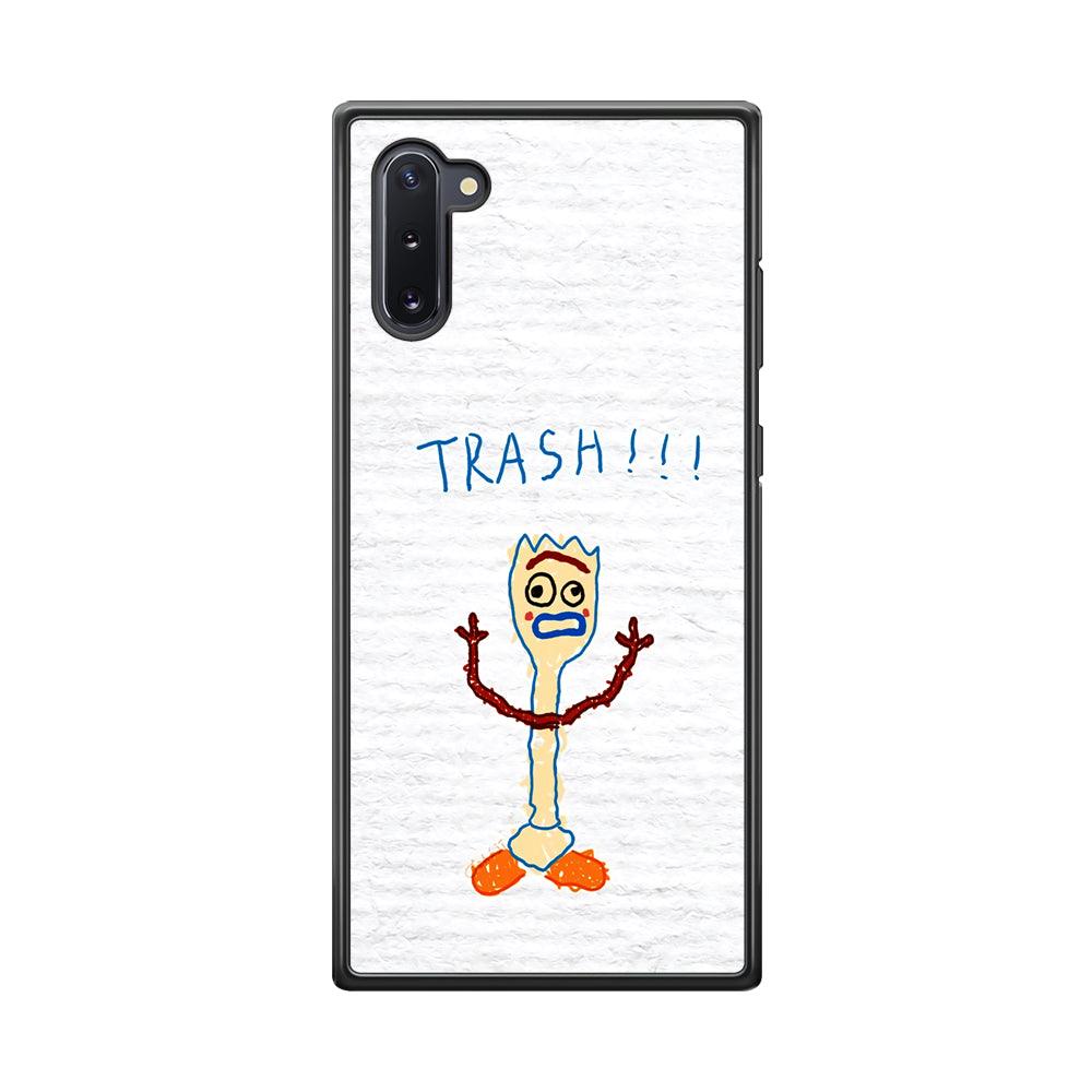 Toy Story Trash Hands Up Samsung Galaxy Note 10 Case-Rubber Black (2D Case)-Oxvistore