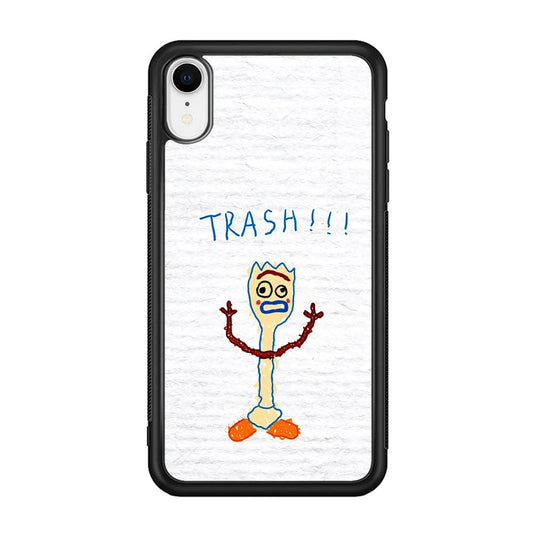Toy Story Trash Hands Up iPhone XR Case-Rubber Black (2D Case)-Oxvistore