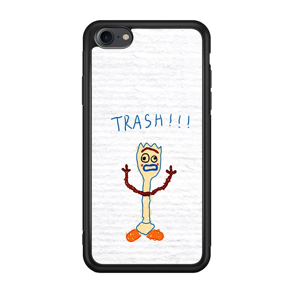 Toy Story Trash Hands Up iPhone 7 Case-Rubber Black (2D Case)-Oxvistore