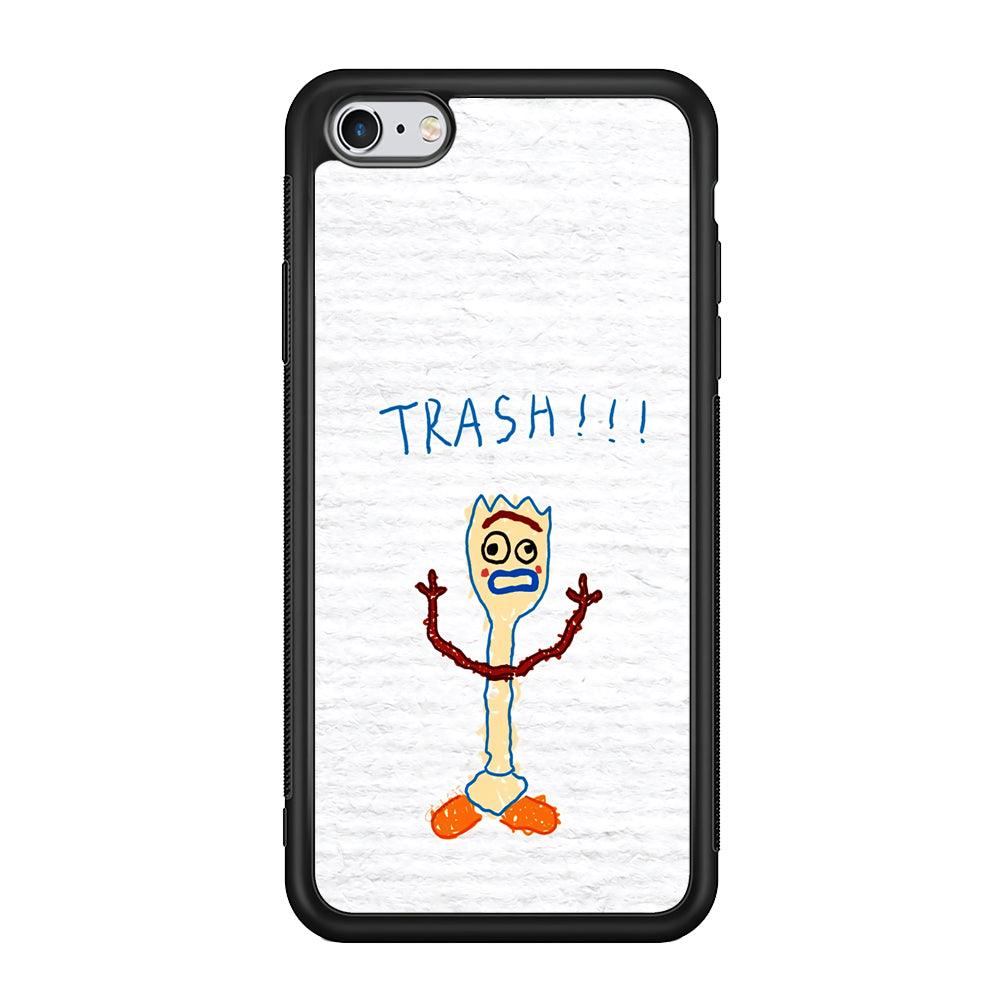 Toy Story Trash Hands Up iPhone 6 Plus | 6s Plus Case-Rubber Black (2D Case)-Oxvistore