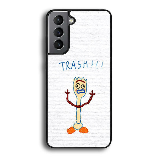 Toy Story Trash Hands Up Samsung Galaxy S22 Case-Rubber Black (2D Case)-Oxvistore