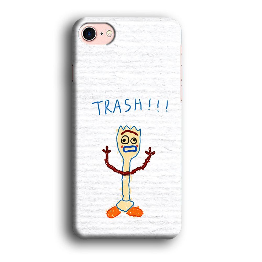 Toy Story Trash Hands Up iPhone 8 Case-Oxvistore