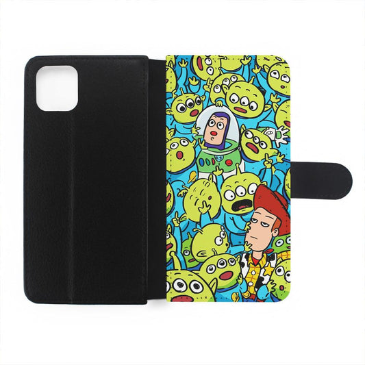 Toy Story and Aliens Flip Wallet Phone Case-Oxvistore
