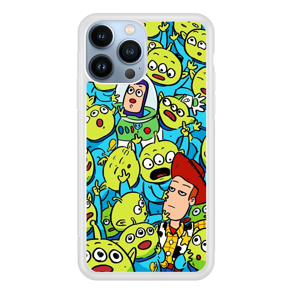 Toy Story and Aliens 2D Rubber Phone Case