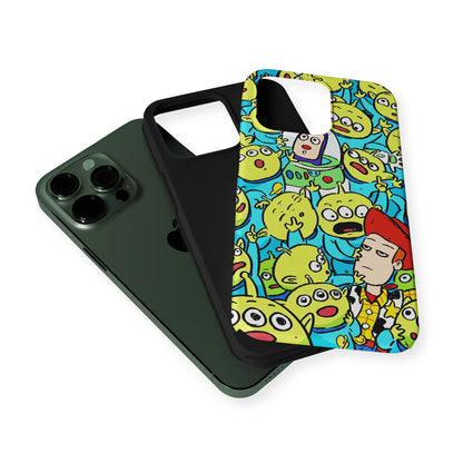 Toy Story and Aliens 2 in 1 Tough Phone Case