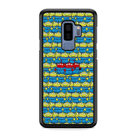 Toy Story Green Alien Populace Samsung Galaxy S9 Plus Case-Rubber Black (2D Case)-Oxvistore