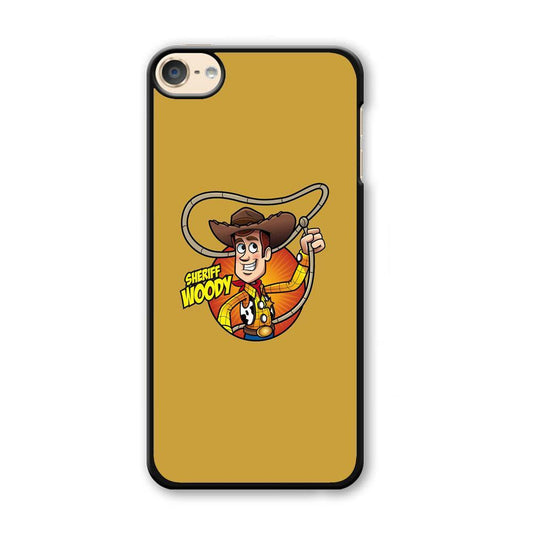 Toy Story Sherif Woody Coboy Style iPod Touch 6 Case-Plastic Black (2D Case)-Oxvistore
