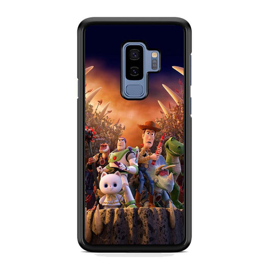 Toy Story The Time Forgot Wallpaper Samsung Galaxy S9 Plus Case-Rubber Black (2D Case)-Oxvistore