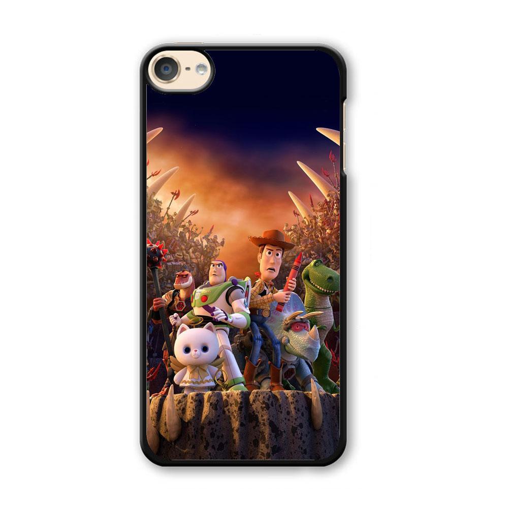 Toy Story The Time Forgot Wallpaper iPod Touch 6 Case-Plastic Black (2D Case)-Oxvistore