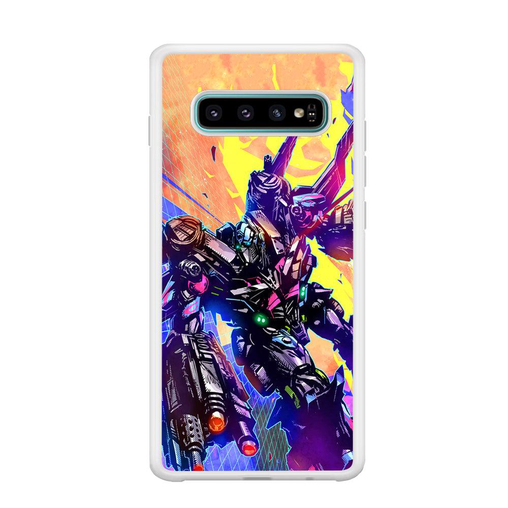 Transformers Attack from Optimus Samsung Galaxy S10 Plus Case-Oxvistore