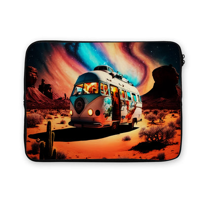 Travel Caravan Hippie Vintage Laptop Sleeve Protective Cover