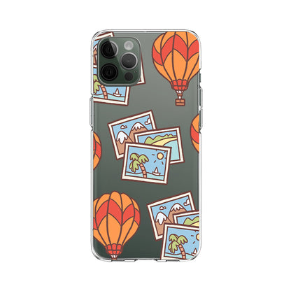 Traveling with a Hot Air Balloon Clear Soft Case