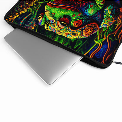 Trippy Frog Colorful Laptop Sleeve Protective Cover